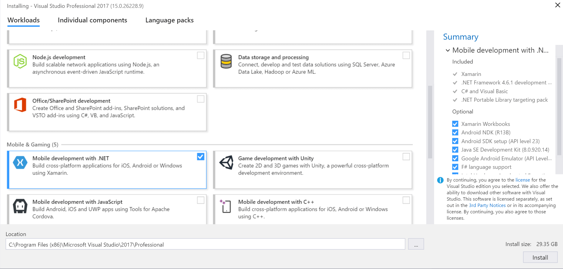 Mobile app using Xamarin Android C# Programming