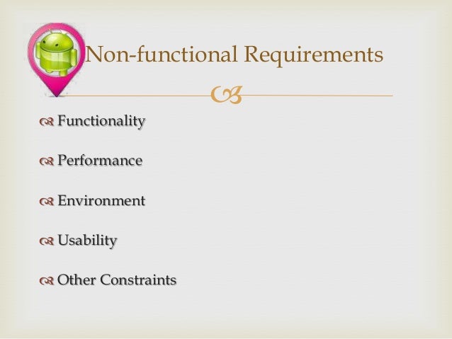 Mobile Application Requirements Template