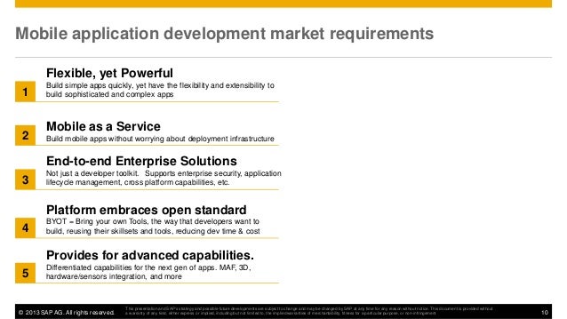 Enterprise Mobile Solutions Mobile Apps for SAP SAP