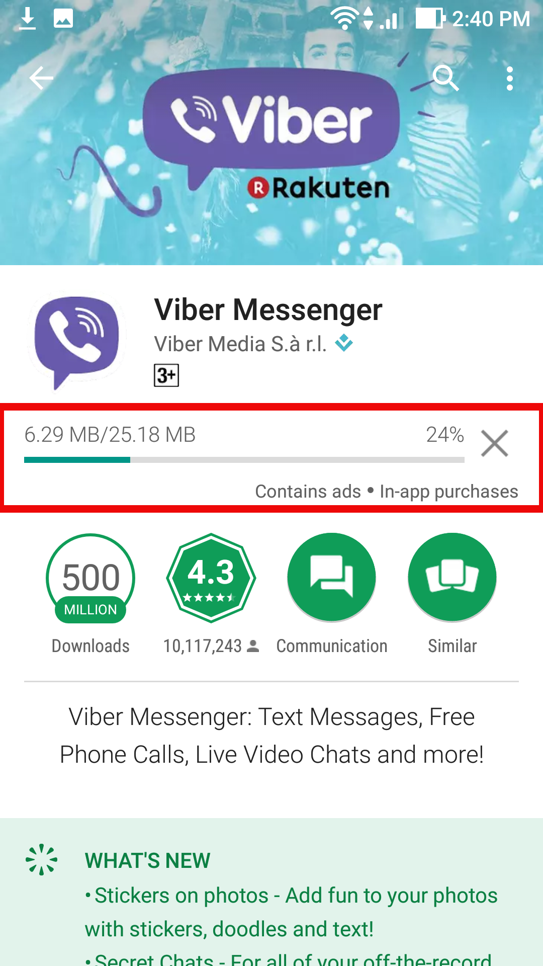 Viber Free Phone Calls & Text 8.4 - Software reviews